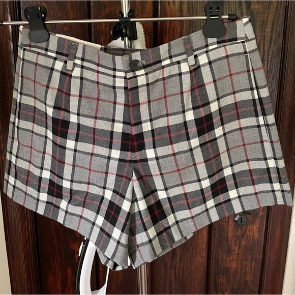 Wool blend plaid shorts Uniqlo - Picture 1 of 4
